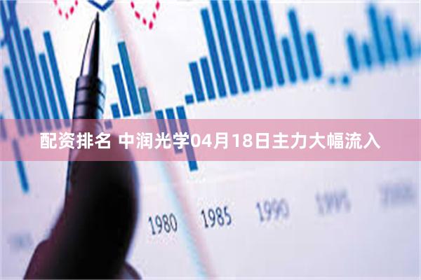 配资排名 中润光学04月18日主力大幅流入