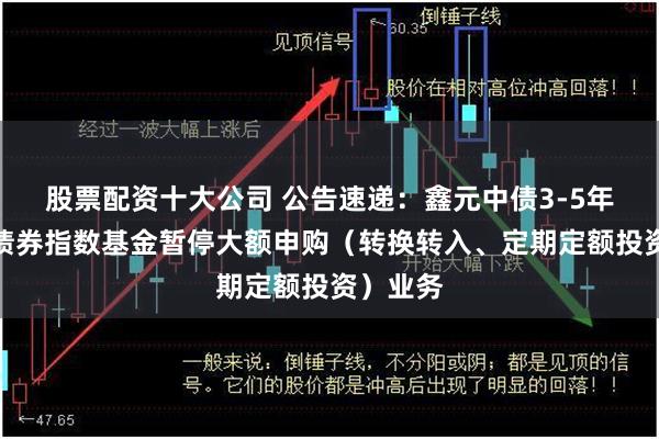 股票配资十大公司 公告速递：鑫元中债3-5年国开行债券指数基金暂停大额申购（转换转入、定期定额投资）业务